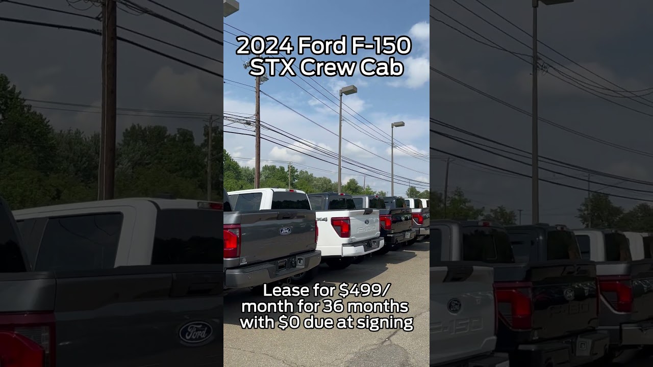 SIGN & DRIVE: 2024 Ford F-150 STX Crew Cab