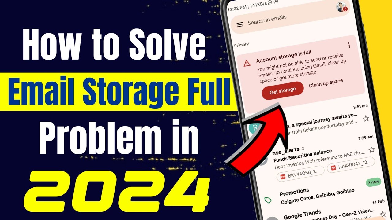 How to solve Email Storage full problem Email Storage Full Problem