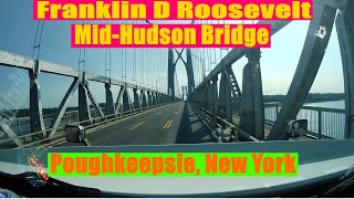 Crossing Franklin D. Roosevelt Mid Hudson Bridge [On US 44 to Poughkeepsie]