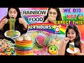 I Only Ate RAINBOW FOOD for 24 hours Challenge ! 🤮 *GONE WRONG* | FOOD CHALLENGE | QuiCreations