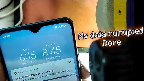Mi Redmi Note 9T/9 Power ( lime ) nv data is currupted Repair solution