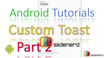 34 Android Custom Toast Example Part 2 |