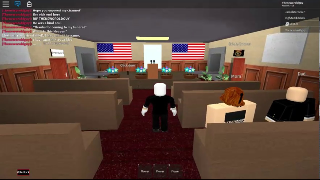 Theneworoldguy's roblox funeral YouTube