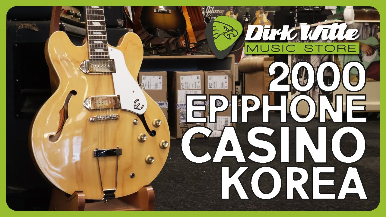 Epiphone カジノ コリア製 Dirk Witte | 2000 Epiphone Casino (Korea) - YouTube