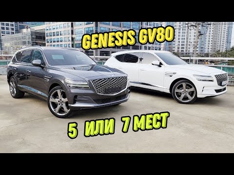 Genesis GV80 сравнение комплектаций. Автомобили из Кореи.