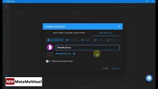 Установка расширения MetaMultitool в Dolphin.