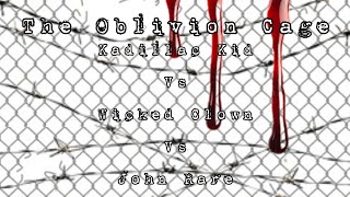 The Oblivion Cage John Rare vs Wicked Clown Kadillac kid #rare #wrestlingcommunity #family