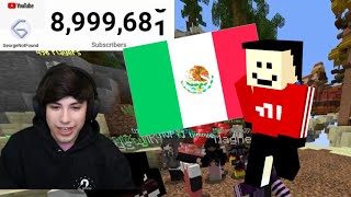 George hits 9 million  on Youtube while Quackity wants the Mexican anthem