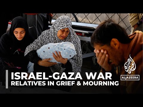 Grief in gaza: israeli air attacks on strip are relentless