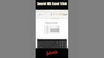 Secret Excel Trick | Calculator 😶👌 #asmr #windows #computer #tricks #shorts