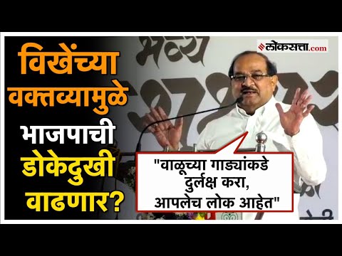 Radhakrishna Vikhe:"चालू द्या..."; जलसंपदा मंत्र्यांचे वाळूच्या गाड्यांबाबत वादग्रस्त विधान