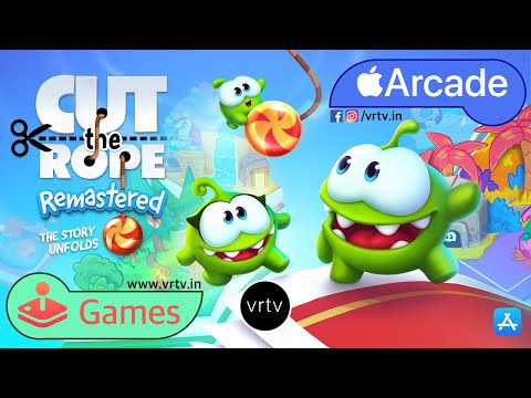 vrtv | Apple Arcade Games | S1E4 | CUT THE ROPE REMASTERED - YouTube