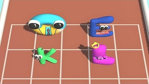 Max level in Merge Alphabet Run 3D part 2🥺