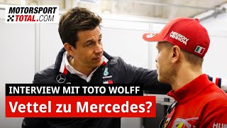 Wechselt Vettel zu Mercedes? Jetzt spricht Toto Wolff ... Plus: Daimler in der F1, Spielberg & Co.