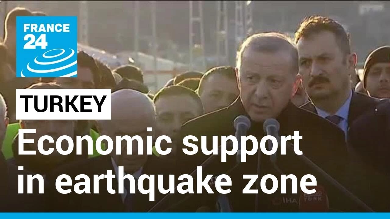 Turkey offers economic support in earthquake zone • FRANCE 24 English