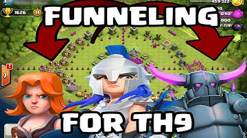 HOW TO FUNNEL TROOPS IN CLASH OF CLANS!!!!