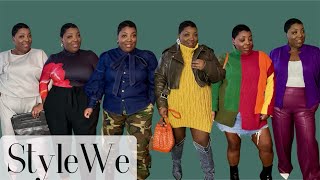 StyleWe Plus Size Fall haul #plussizefashion #fashion #fallfashion #plussizetryonhaul