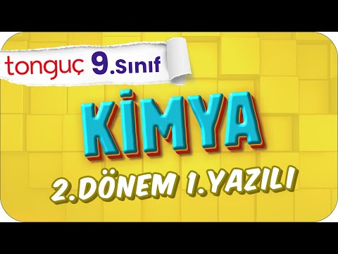 9.Sınıf Kimya 2.Dönem 1.Yazılıya Hazırlık 📑 #2024