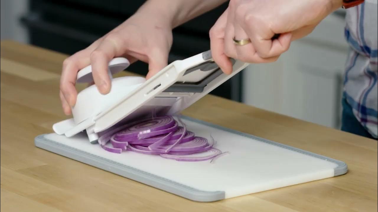 Pampered chef simple slicer youtube