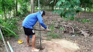 เจาะน้ำบาดาลด้วยมือ คนเดียวก็เจาะได้น้ำใช้ จบที่ความลึก 9 เมตร EP.1 เจาะน้ำบาดาลด้วยมือ คนเดียวก็เจาะได้น้ำใช้ จบที่ความลึก 9 เมตร EP.1