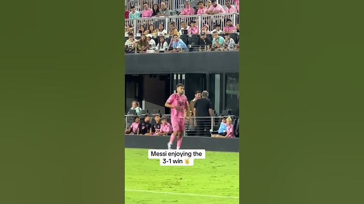 Messi taking in Inter Miami's 3-1 win 😎