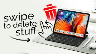 How Do You Swipe On iPad to Delete Stuff (tutorial)