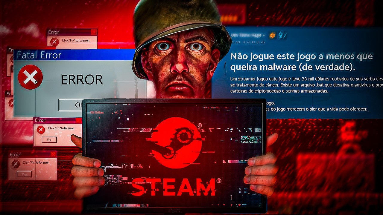 Investigando Vírus Em Jogos Da Steam