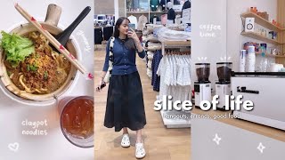 SLICE OF LIFE 🐇 mall with friends, window shopping, claypot noodles & coffee, running errands vlog