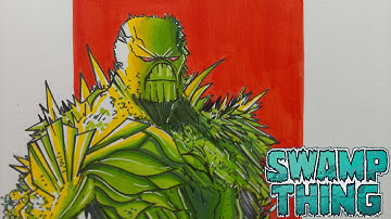 Swamp Thing drawing DC Comics