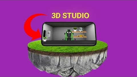 How to create 3d studio in mobile 
