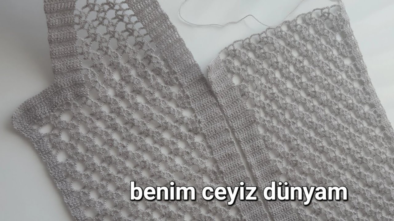 YEPYENİ MEVSİMLİK YELEK MODELİ 1.BÖLÜM BAŞLANGICI VE YAPIM AŞAMASI