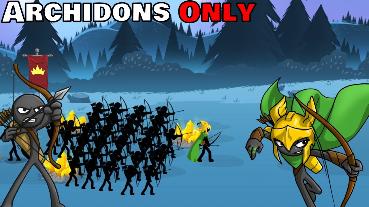 ARCHIDONS ONLY Strategy in Stick War Saga! - YouTube