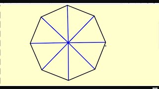 Draw A Regular Octagon Using A Protractor