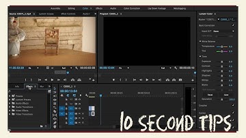 10 Second Tips: Adding Crossfade Audio Transition in Premiere Pro CC
