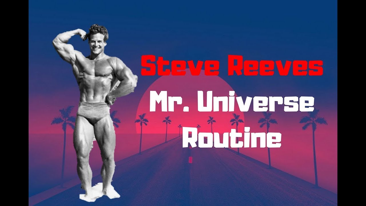 Simple Steve Reeves Workout Plan for Burn Fat fast