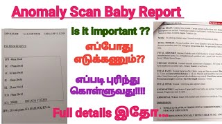 How to read your Anomaly Scan Report || 5Th month Anonaly scan report படிக்கலாம் வாங்க scan Report