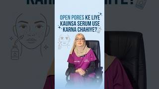 Open pores ke liye kaunsa serum use karna chahiye? 🤔 #OpenPores #PoresTreatment #SkincareTips