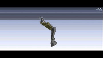 JCB 3DX kinematics ansys