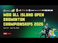 MBA All Island Open Badminton Championships 2026 GS U15 R64 