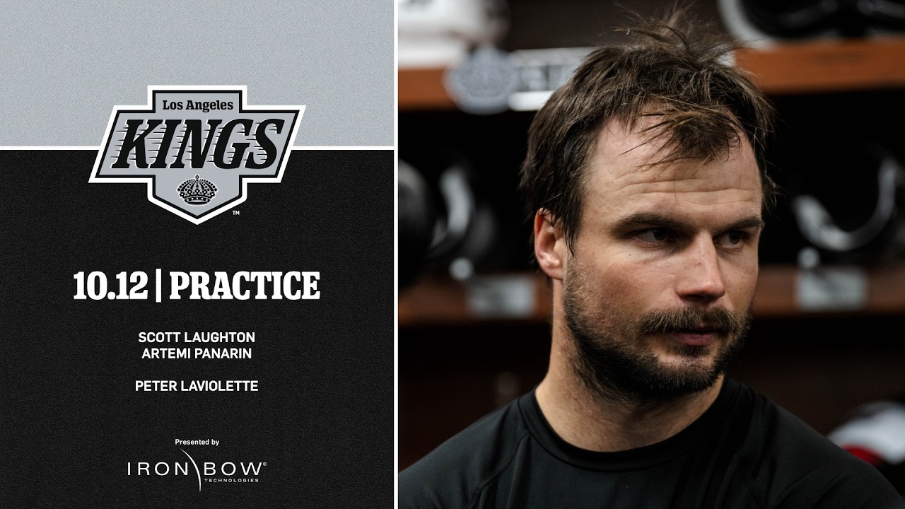 MEDIA: Scott Laughton, Artemi Panarin, and Peter Laviolette | 10.12.26 Practice in LA