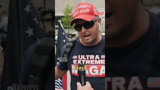 Trump supporter drops MASSIVE red pill and leaves reporter STUNNED in silence