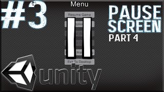 Unity Tutorials #3 - Pause Menu Pt. 4 [GUI] - Exit Buttons