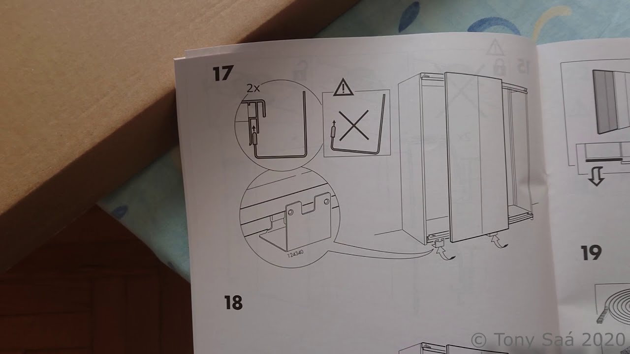 Kit de montaje de puertas correderas para muebles tipo libro - Para armario  con puertas plegables (carril de 3 metros, 1 puerta, cierre suave)