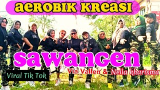 SENAM AEROBIK KREASI - SAWANGEN REMIX - VIRAL TIKTOK - CHOREO Irna Chendani