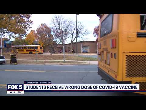 Montgomery County elementary school students given incorrect amount of COVID-19 vaccine | FOX 5 DC