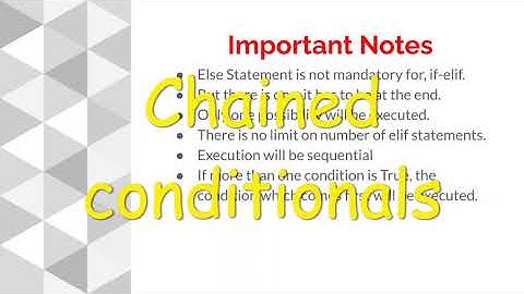 Python for beginners|#15 Chained Conditionals| If Elif Statement with Flowchart