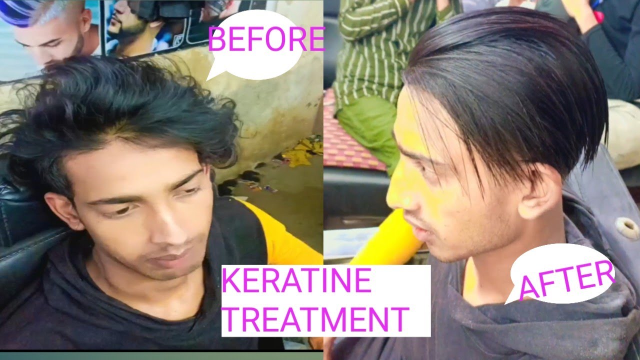 Boys keratine kaise karte hai curly to kerasmooth hair treatment