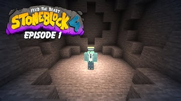 Starting FTB StoneBlock 4 - Stone Sky Block - Minecraft Mod Pack #1