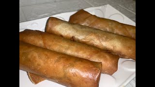 سبرنج رول بالخضار وطريقة مبتكرة/vegetable spring rolls