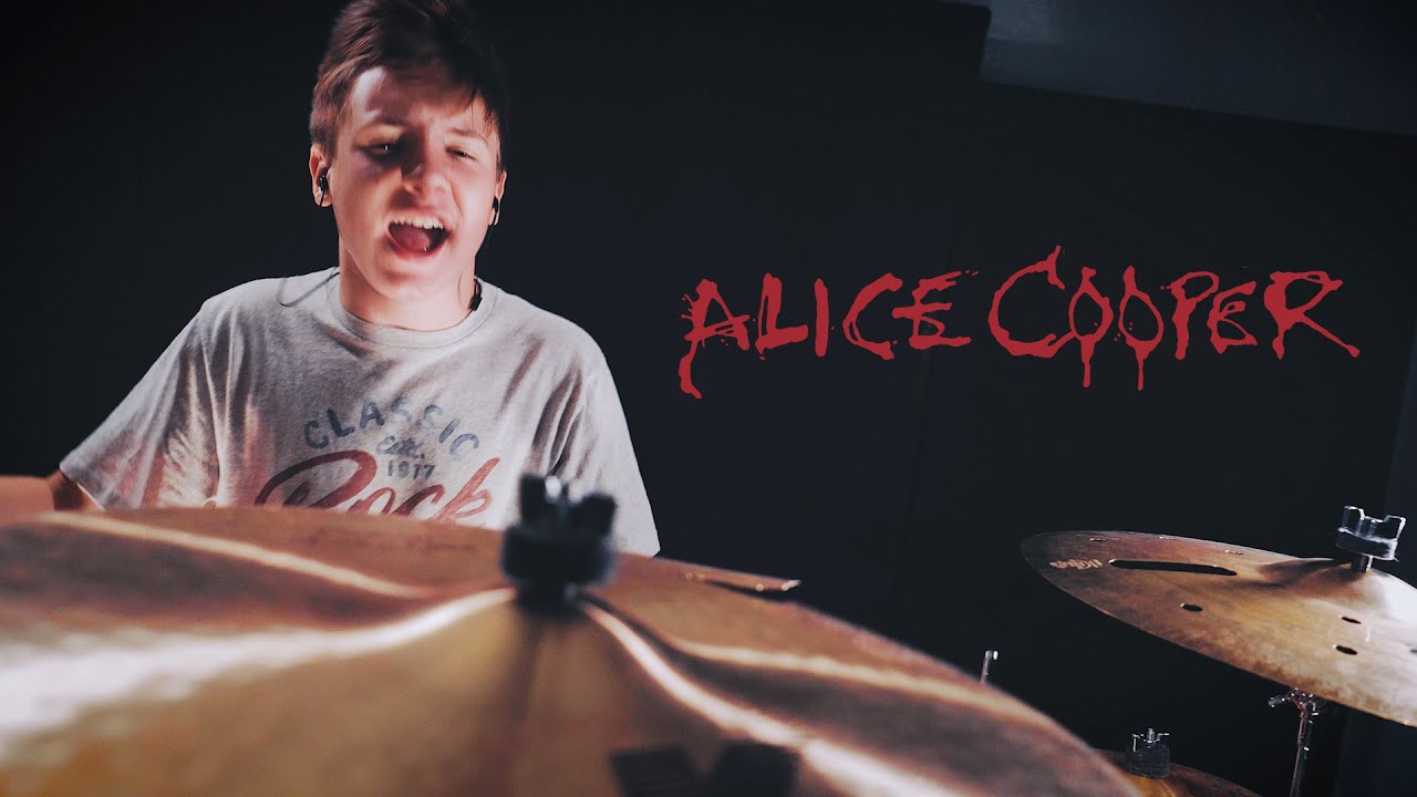 Alice Cooper - More Mr. Nice Guy (Drum Cover) Avery Drummer